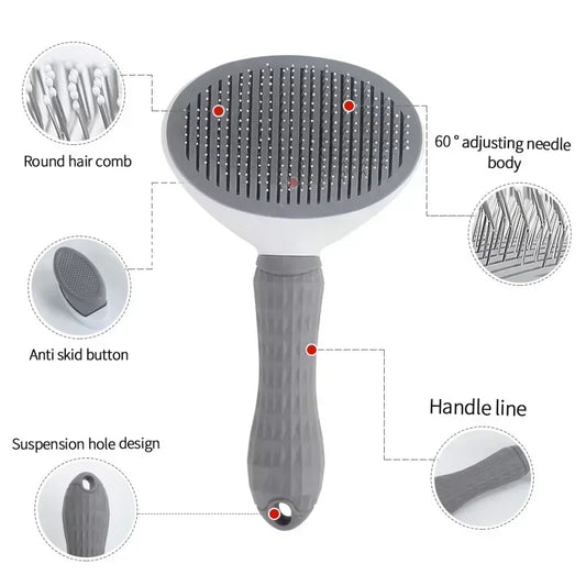 Retrieve Hair Remover Brush Dog and Cat Non-slip Beauty Brush Retrieve grooming