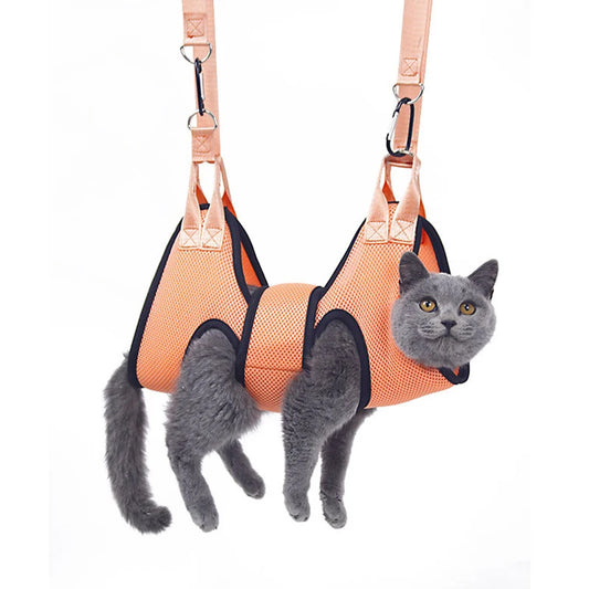 Retrieve Cat Grooming Hammock Fixed Bath Bag for Nail Cutting Anti Scratch Retrieve grooming