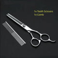  Tooth scissos comb