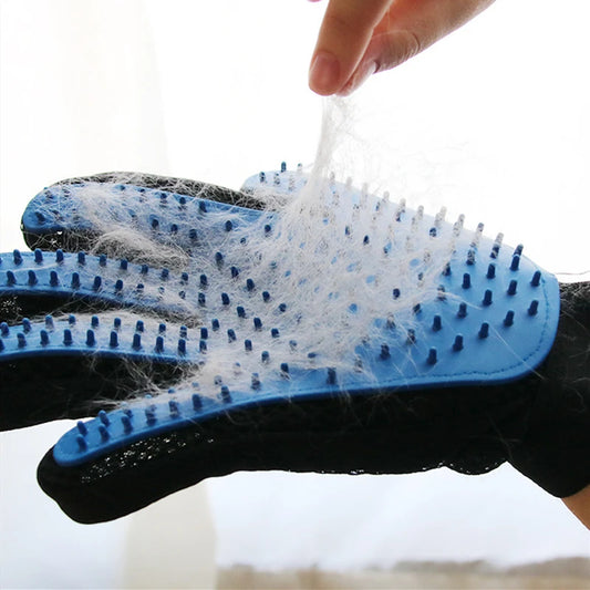 Retrieve Pet Glove Grooming  Hair Deshedding Brush Retrieve grooming